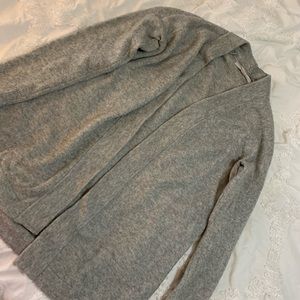 Gray Ann Taylor Loft Cardigan